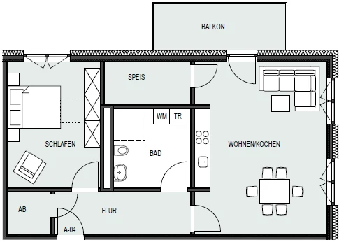 Grundriss A-04